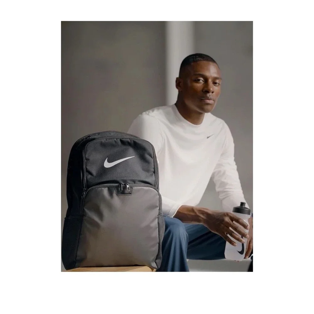 Nike‎ Brasilia Backpack School Gym Travel Bag Back Pack DM3975-010 Black XL
